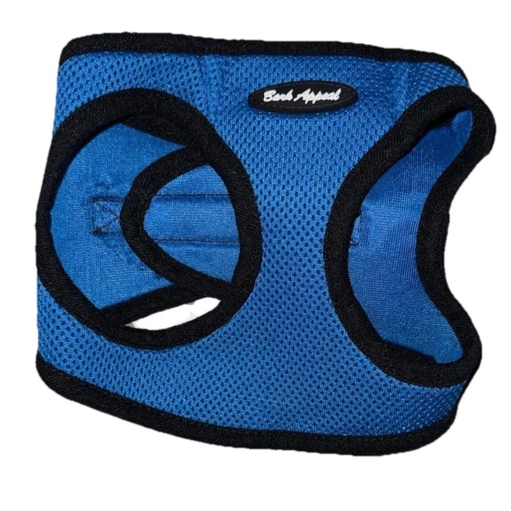 bark appeal harness dog blue